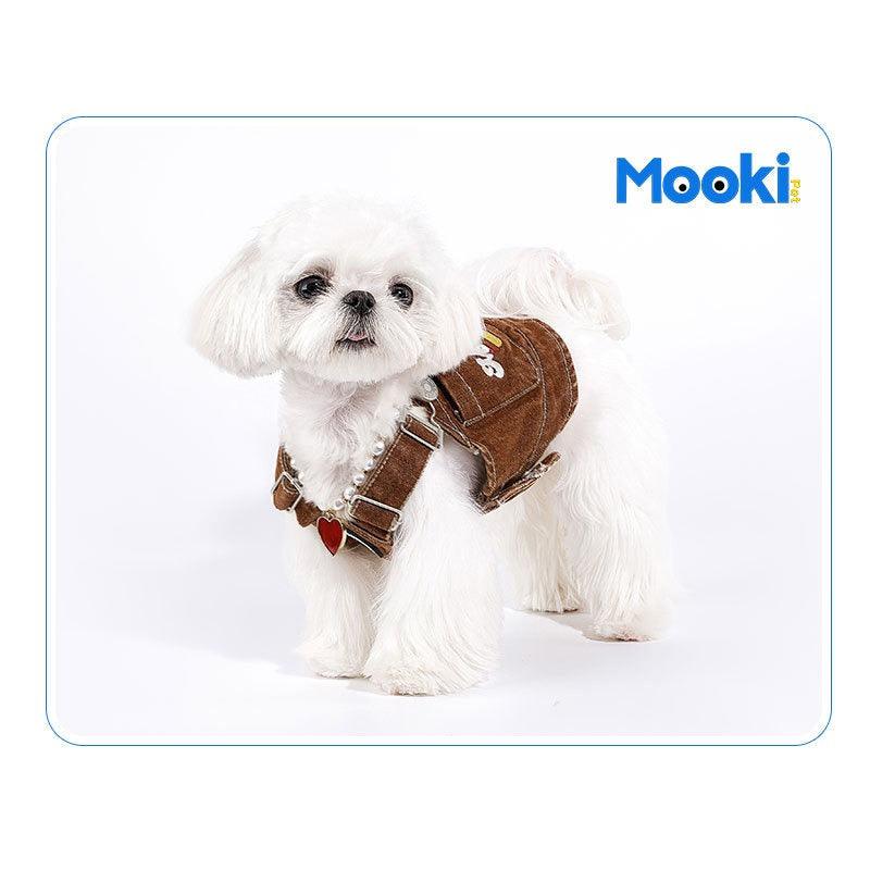 MookiPet® Hamburger Dog Denim Vest - KIKOPALS