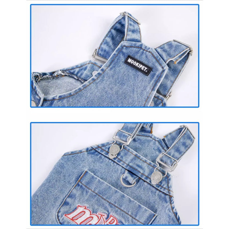 MookiPet® Blue Denim Vest for Dogs
