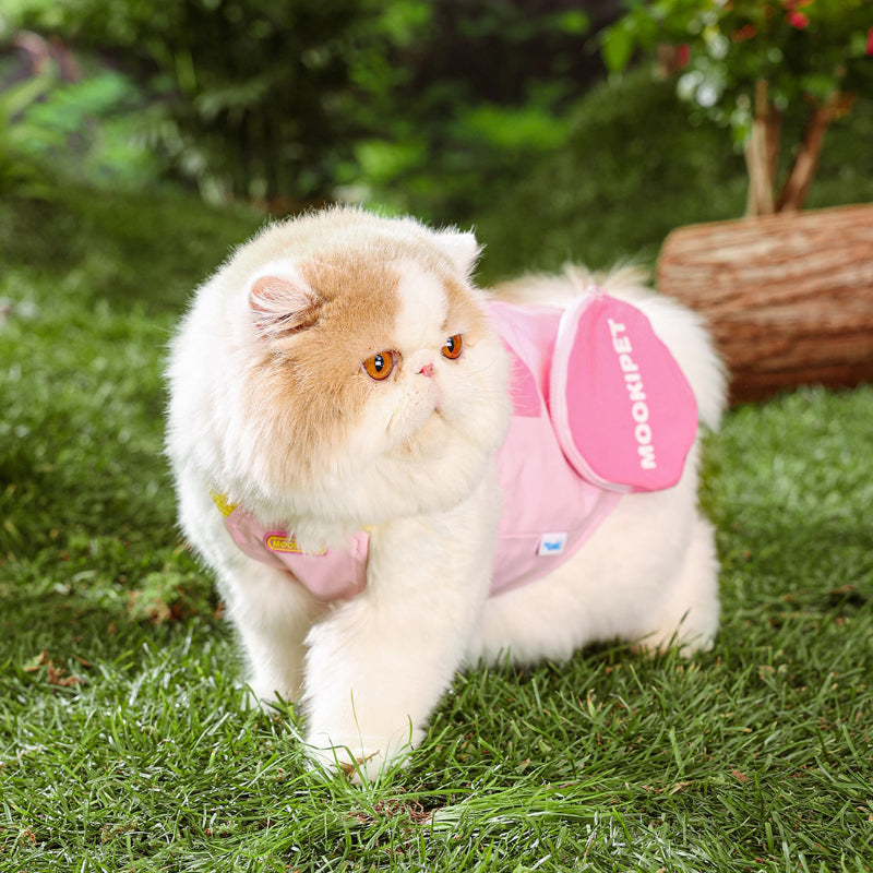 MookiPet® Mushroom Pendant Functional Vest - Pink for Dogs
