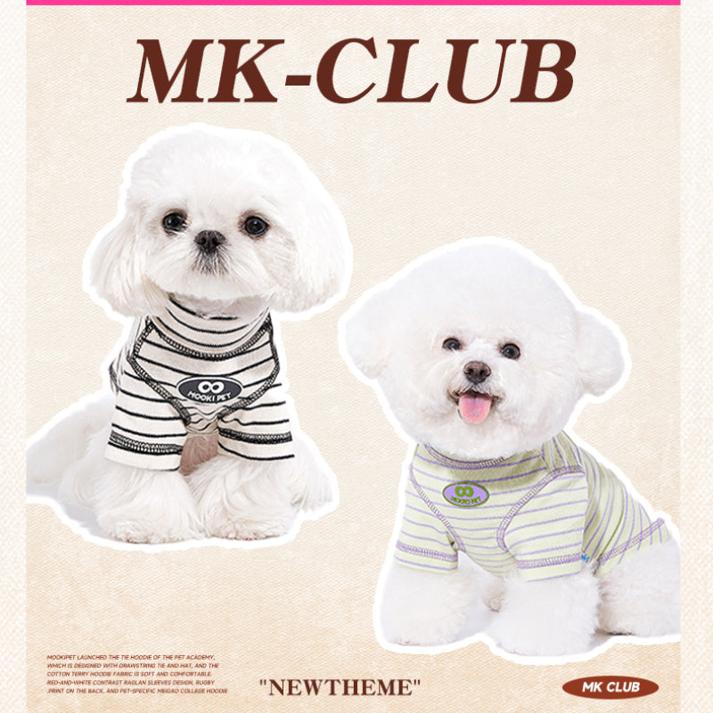 MookiPet® College Hoodie - Striped Pet Clothing for Dogs