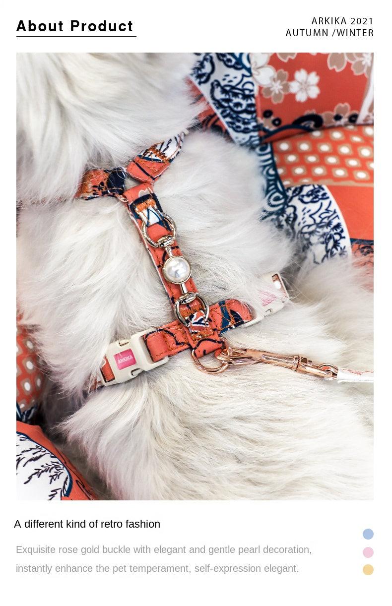 ARKIKA® Pearl-Style Pet Harness Leash - KIKOPALS