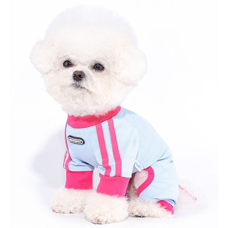 MookiPet® Mesh Cool Four-Legged Clothes for Dogs – Blue