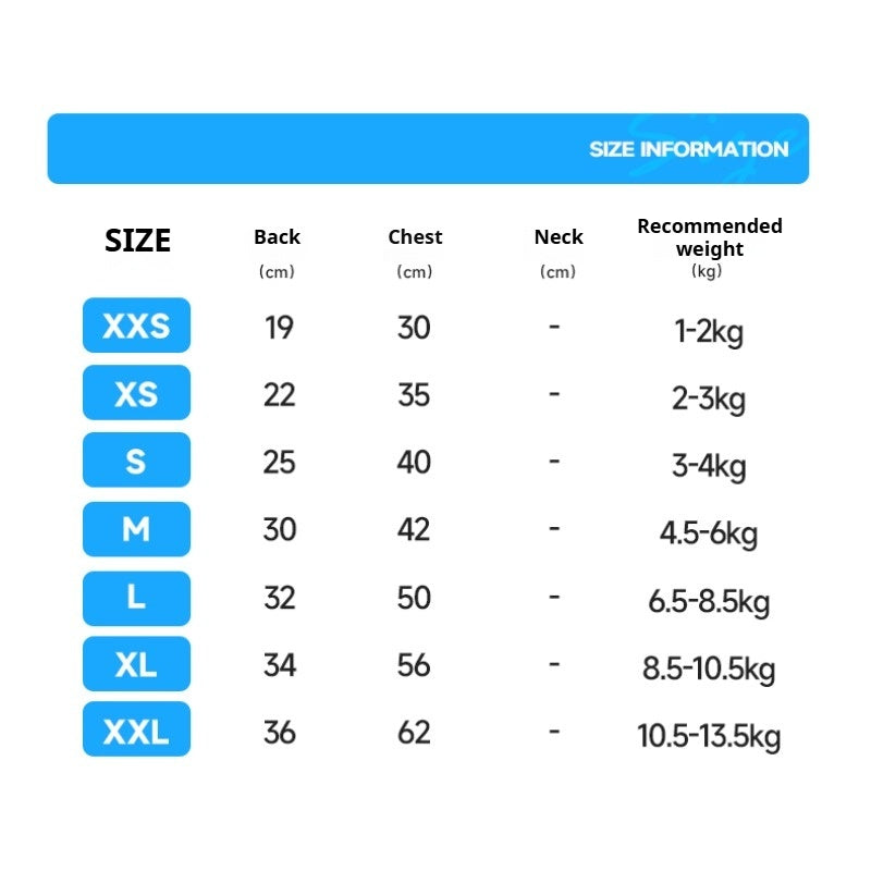 MookiPet® Blue Warm Sweater Vest for Dogs & Cats