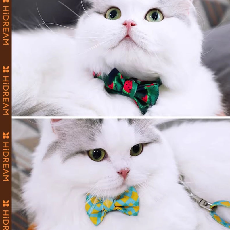 HiDREAM® Colorful Series Dog Bow Tie Collar for Dogs & Cats