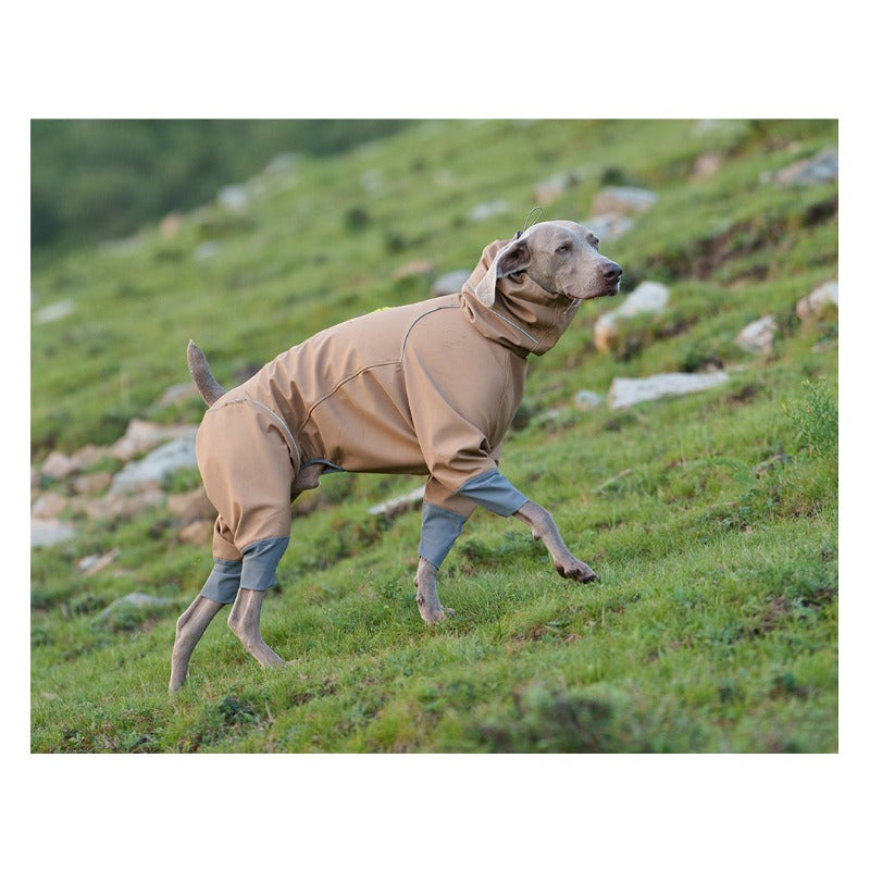 BlackDoggy® Warm Hardshell Four-Legged Jacket for Dogs