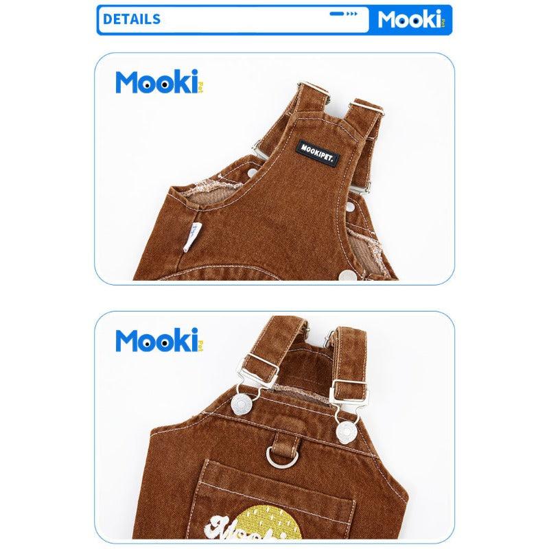 MookiPet® Hamburger Dog Denim Vest - KIKOPALS