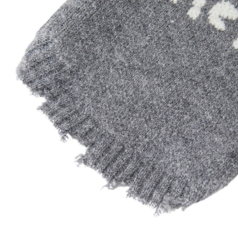 PalettePet® Vintage Sleeveless Sweater for Dogs – Grey