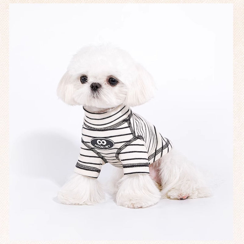 MookiPet® College Hoodie - Striped Pet Clothing for Dogs