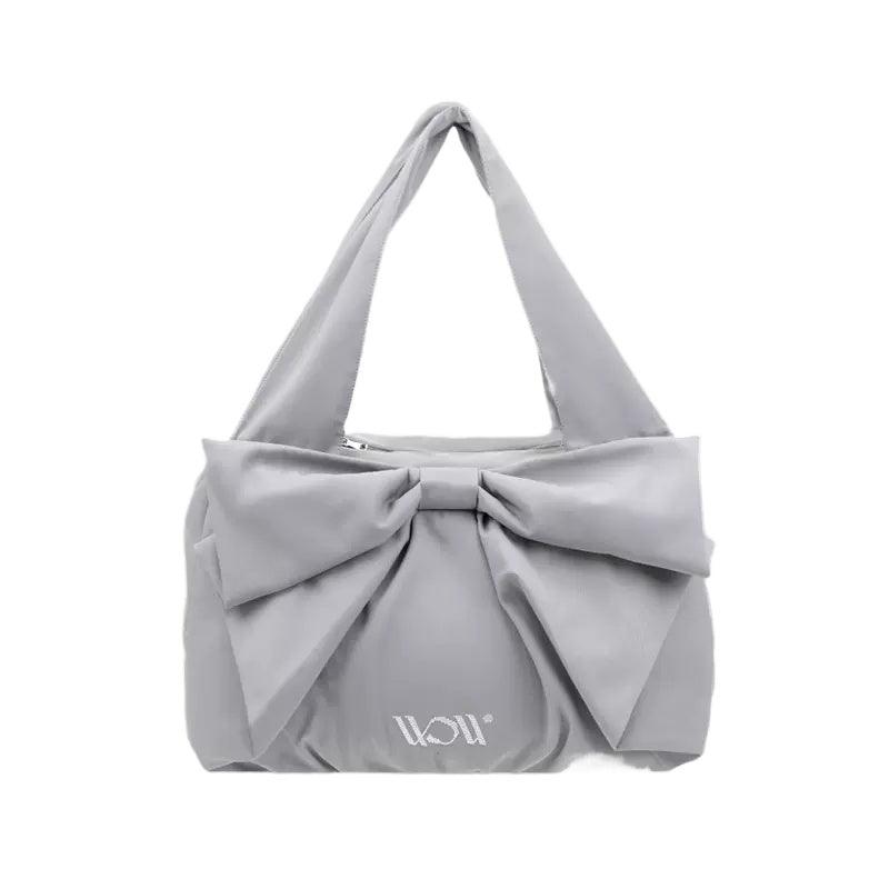 WOWBABEPETS® Grey Pet Carrier with Bow - KIKOPALS