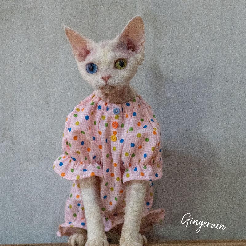 GINGERAIN® Candy Dot Doll Pet Dress - KIKOPALS