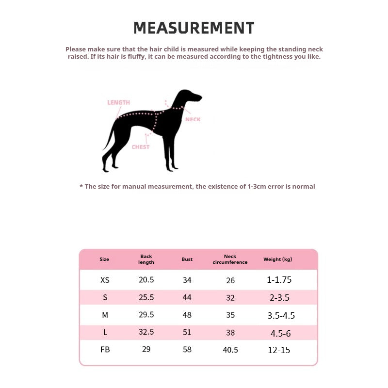 UNIPETISM® Brushed Fleece Jacket for Cats and Small Dogs