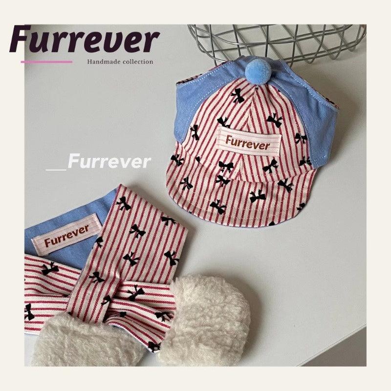 Furrever® Striped Scarf/Hat for Pets - KIKOPALS