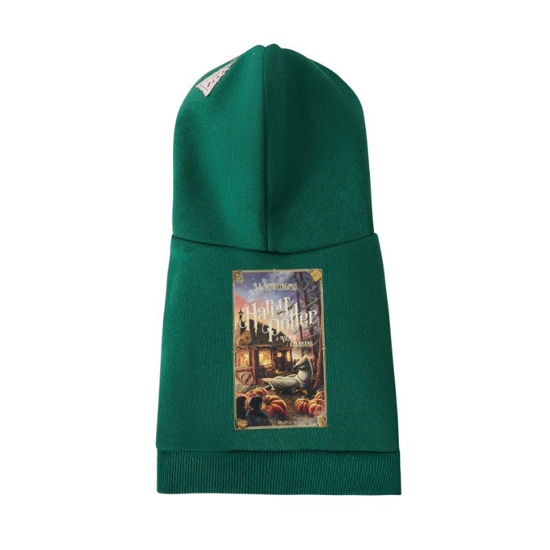 PalettePet® Dark Green Harry Potter Sleeveless Dog Hoodie - KIKOPALS