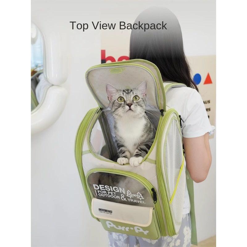 PURRPY® Transparent Pet Backpack Carrier - KIKOPALS