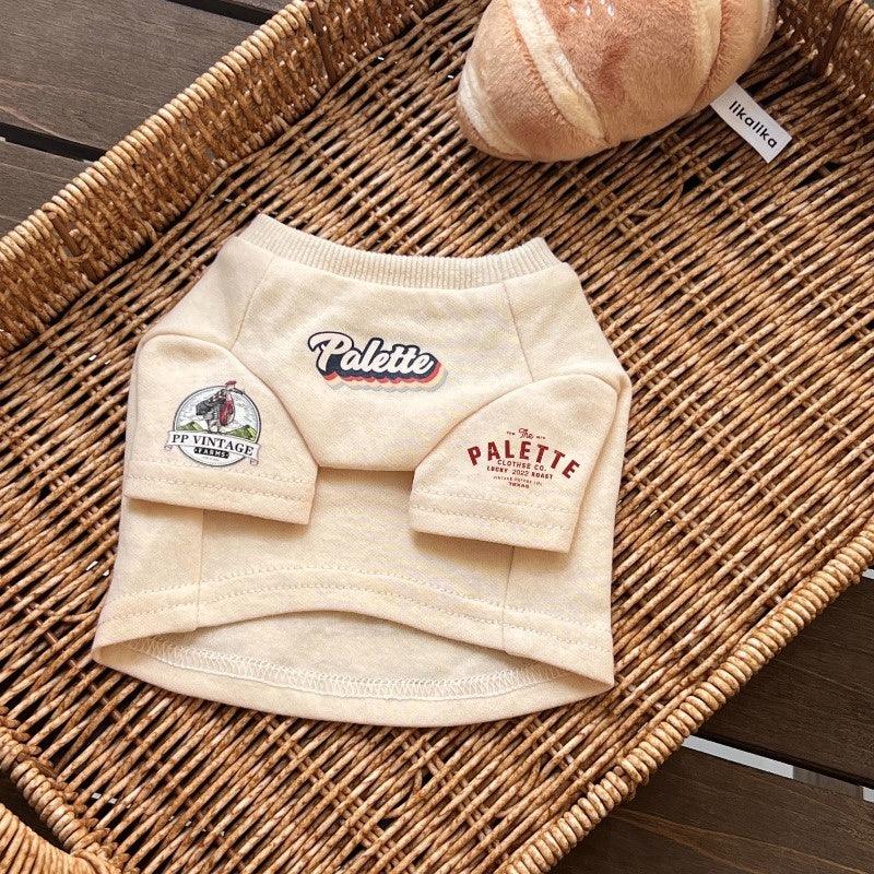 PalettePet® Khaki Muffin Print Pet T-Shirt - KIKOPALS