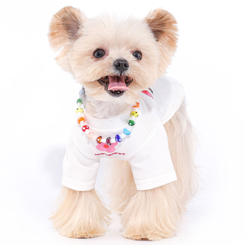 MookiPet® White T-Shirt for Dogs & Cats