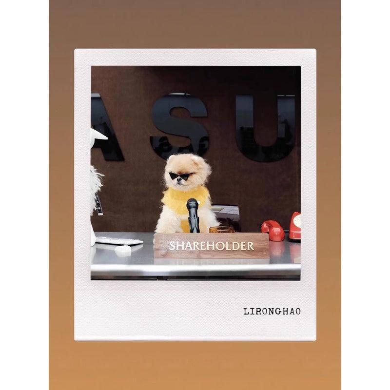 GASU® Bud Yellow Dog Knitted Sweater Vest - KIKOPALS