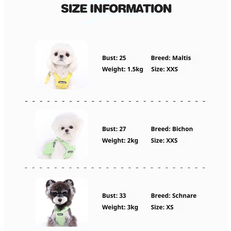 MookiPet® Adjustable Shaka Color Frock Vest for Dogs & Cats