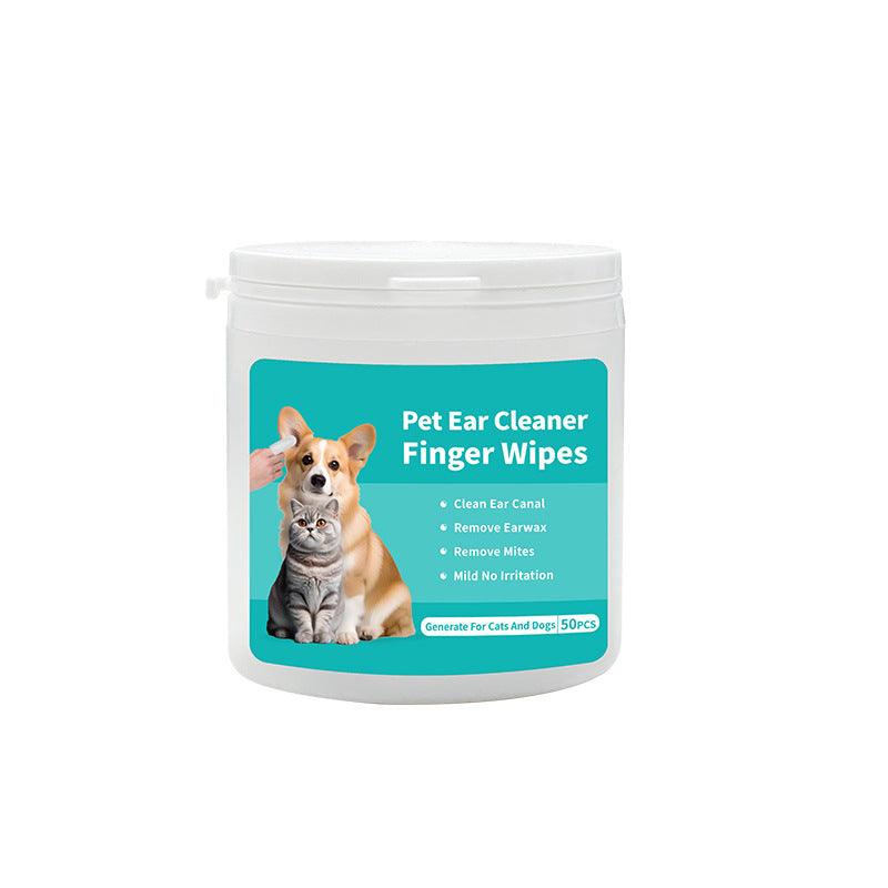 KIKOPALS® Pet Ear Cleaner Finger Wipes 2PCS - KIKOPALS