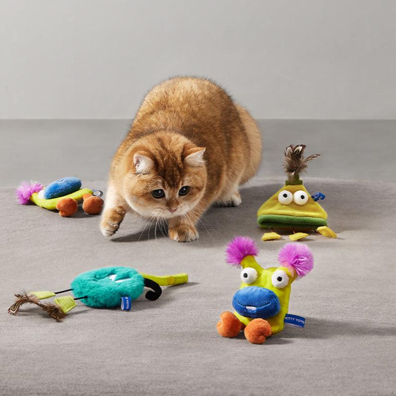 KITTY YOYO® Kolier Interactive Cat Teaser Toy Set - KIKOPALS