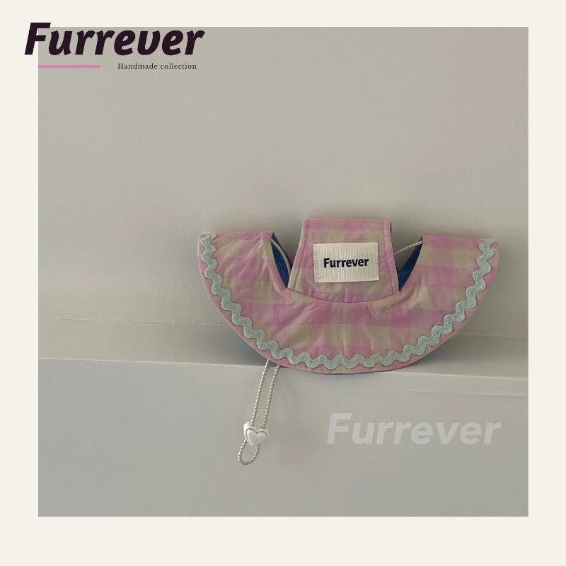 Furrever® Pink Plaid Pet Fisherman Cap - KIKOPALS