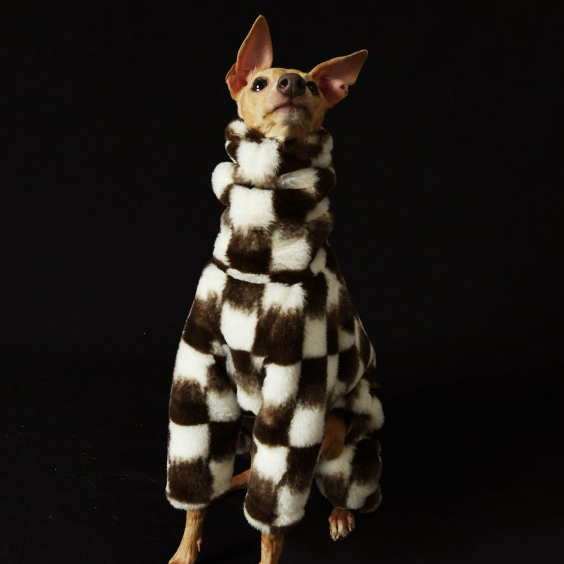 iiNeed® Thickened Brown Four-Legged Base Layer For Dogs