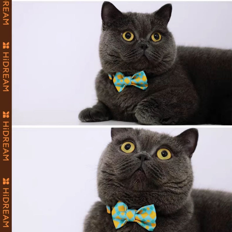 HiDREAM® Colorful Series Dog Bow Tie Collar for Dogs & Cats