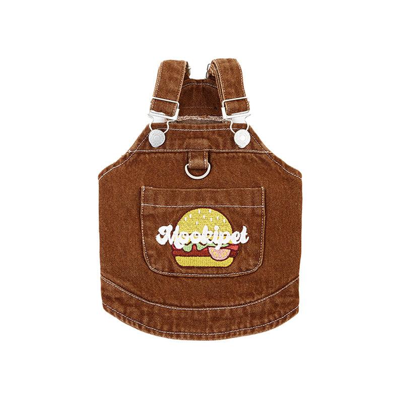 MookiPet® Hamburger Dog Denim Vest - KIKOPALS