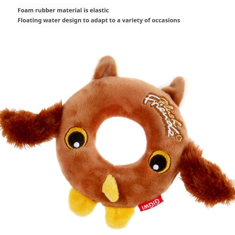 GiGwi® Donut Series Squeaky Plush Dog Toy