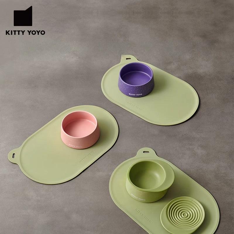 KITTY YOYO® Dusang Green Pet Placemat - KIKOPALS