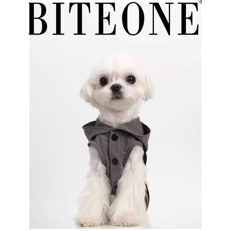 BITEONE® Black/Gray Dog Hoodie - KIKOPALS