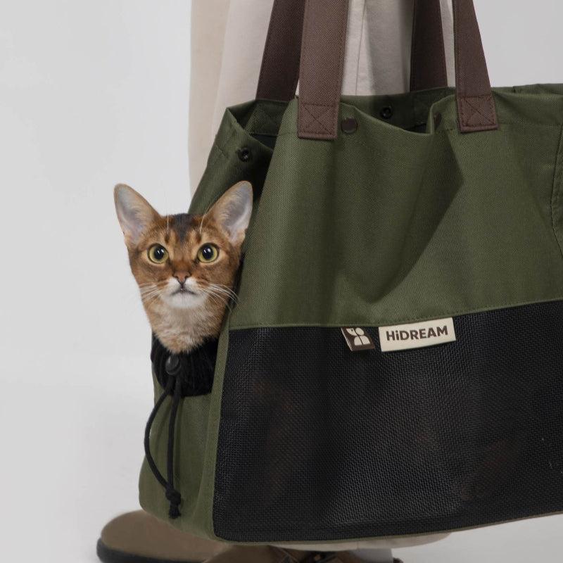 HiDREAM® Single-Shoulder Canvas Pet Carrier - KIKOPALS