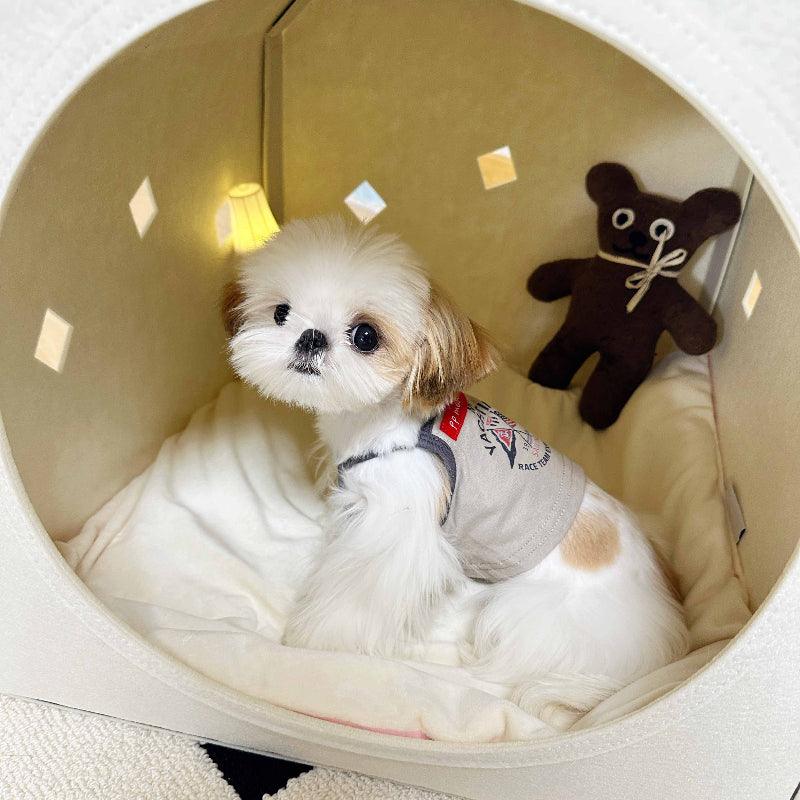 PalettePet® Khaki American Flag Pet Tank Top - KIKOPALS