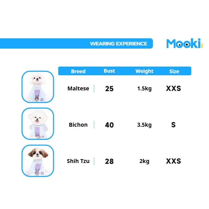 MookiPet® Cute Cloud Shirt for Dogs – Blue Purple